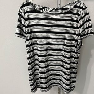 T by Talbots Short Sleeve T-shirt with back detail